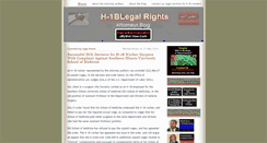 Desktop Screenshot of h1blegalrights.com
