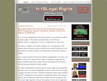 Tablet Screenshot of h1blegalrights.com